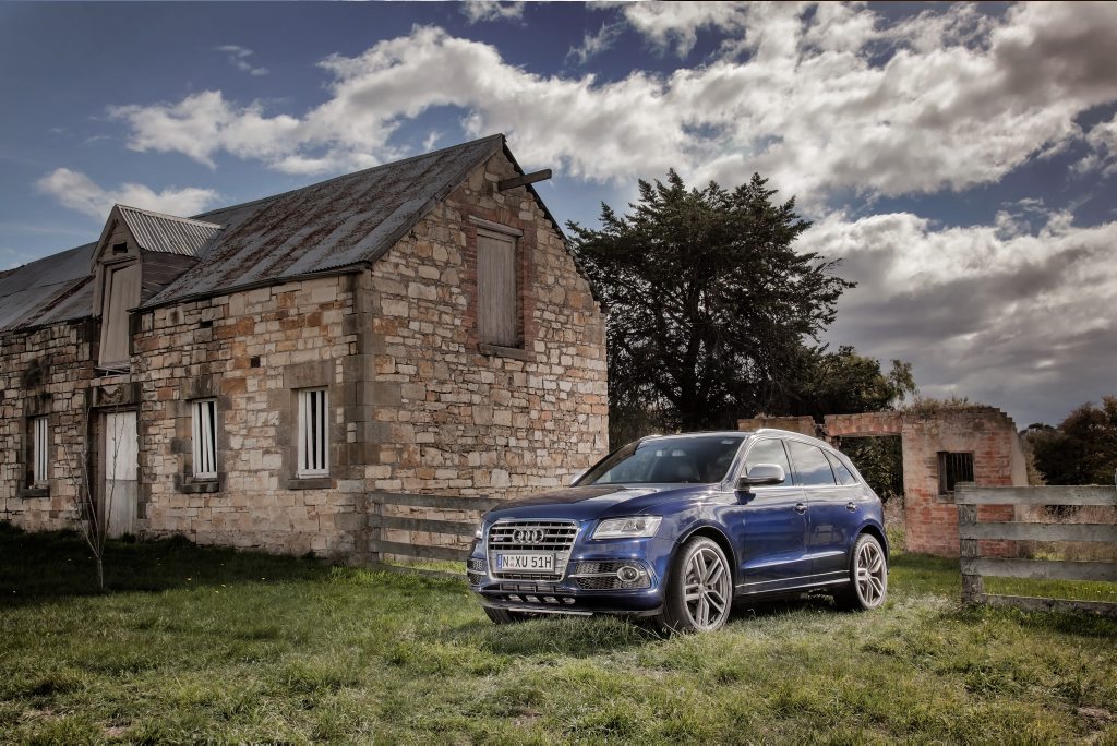 QUALITY RIDE: Nat takes the Audi Q5 for luxury duties. QUALITY RIDE: Nat takes the Audi Q5 for luxury duties.